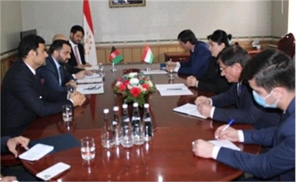 دیدار وزیر فرهنگ تاجیکستان با معاون وزیر خارجه افغانستان