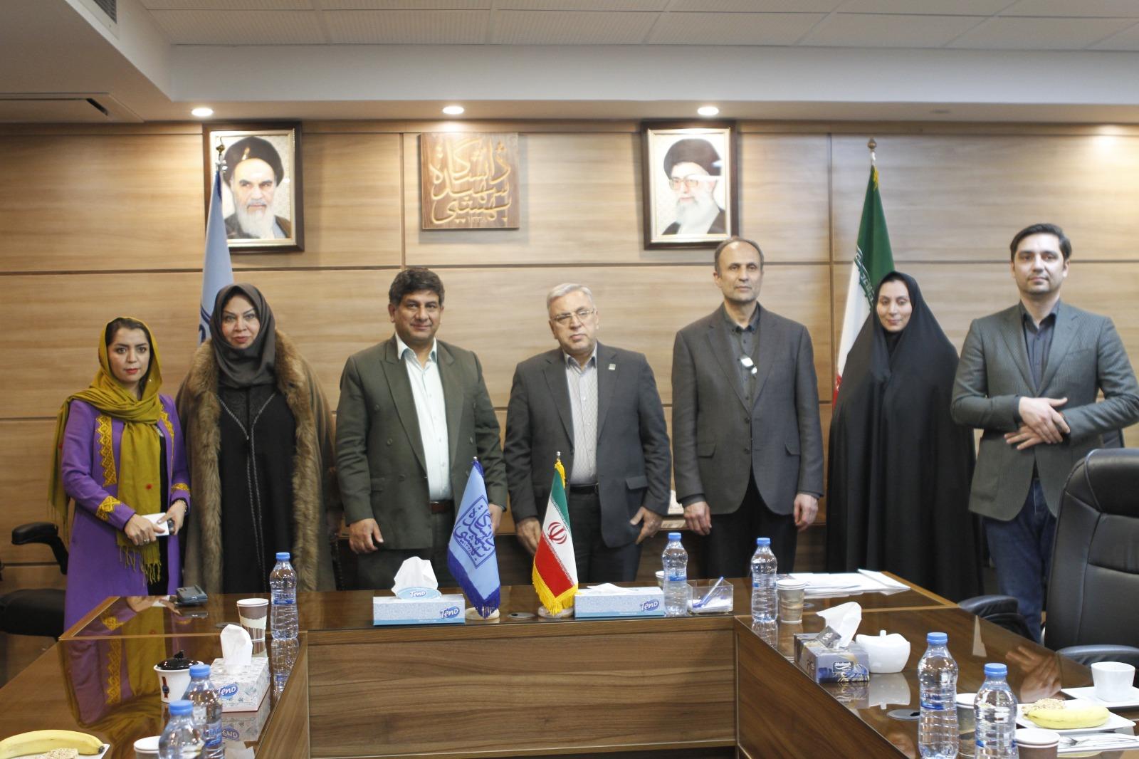 دیدار رئیس موسسه فرهنگی اکو با رئیس دانشگاه شهید بهشتی
