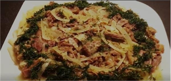 «بش بارماق» غذای ملی مردم قزاقستان