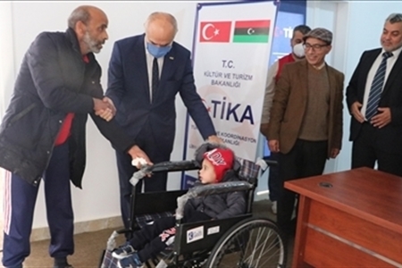 TIKA Donates Equipment to Disabled People in Libya