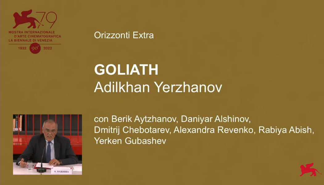 Kazakh Film “Goliath” Enters Program of Venice Film Festival