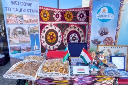 Tajikistan's booth was organized at the International Festival of Culture in Baku