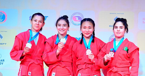 Sambists of Turkmenistan win 26 medals at the Asian and Oceania Championships in Astana