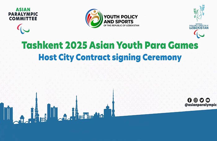 APC signs Host City Contract for Tashkent 2025 Asian Youth Para Games