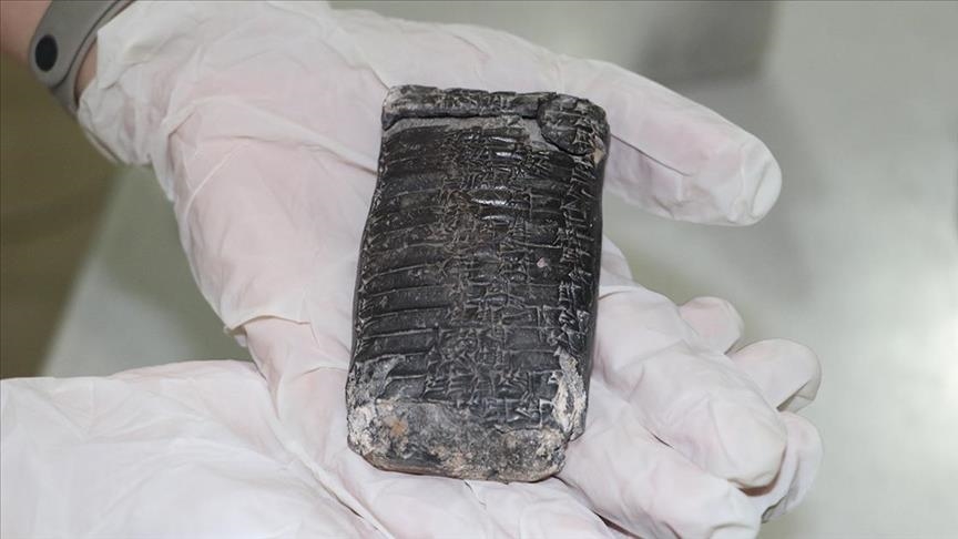 3,800-year-old cuneiform clay tablet unearthed in in southern Türkiye