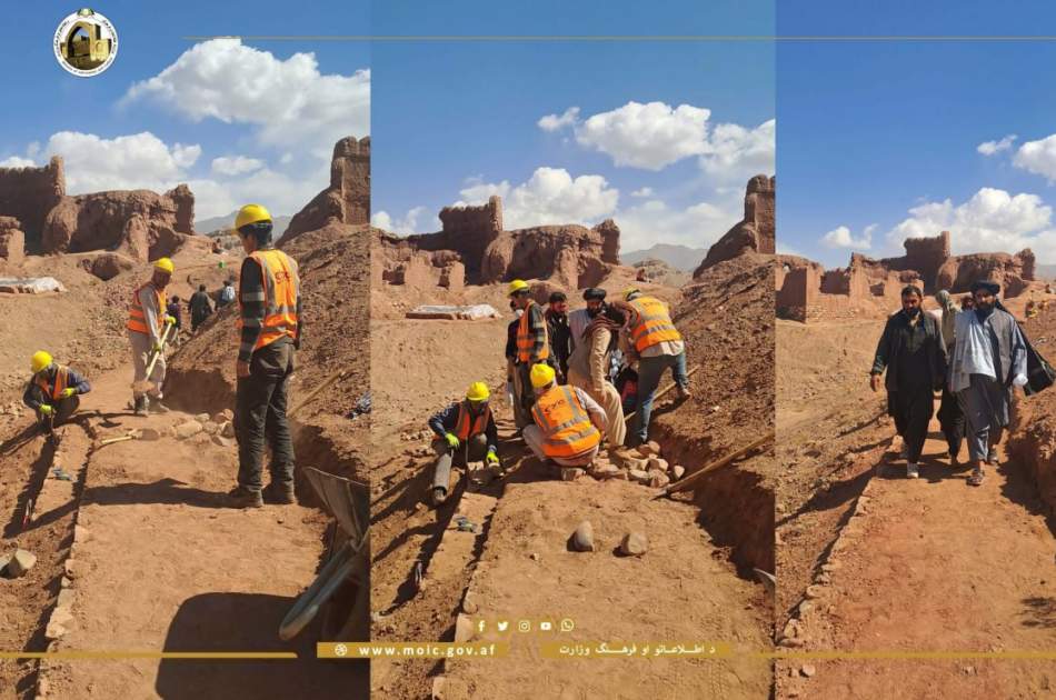 The start of the reconstruction of the city of Zahhak in Bamyan by UNESCO