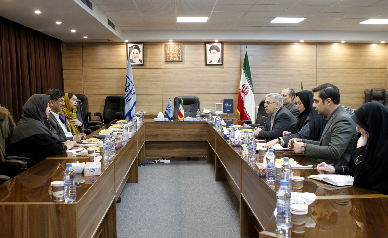 The meeting of the President of ECI with the Chancellor of Shahid Beheshti University