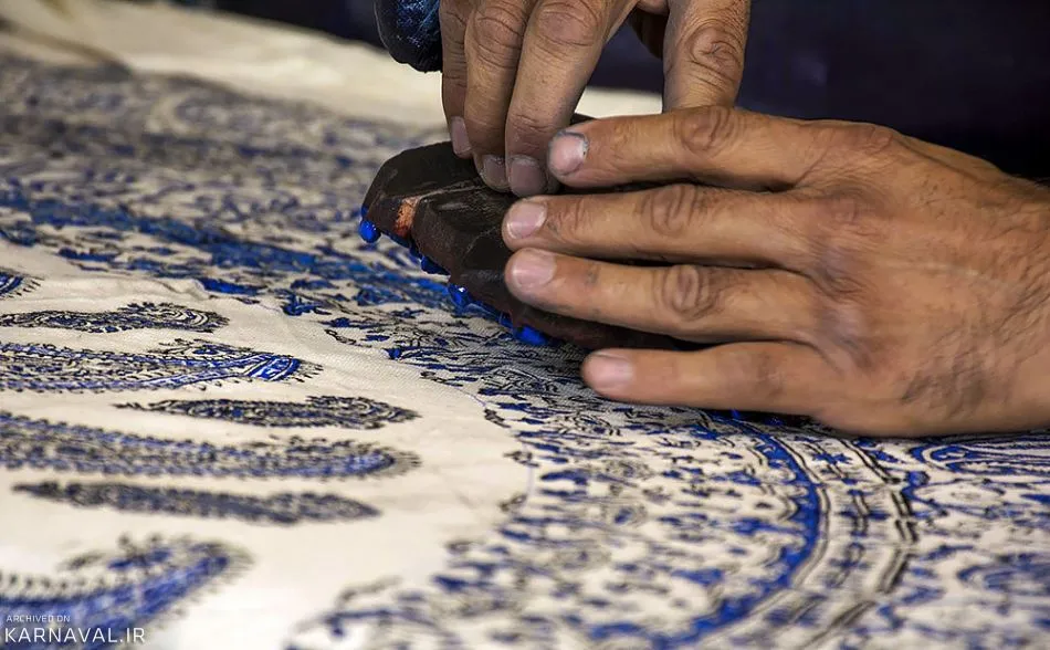 Ghalamkari Art: Painting and Block-Printing on Textile