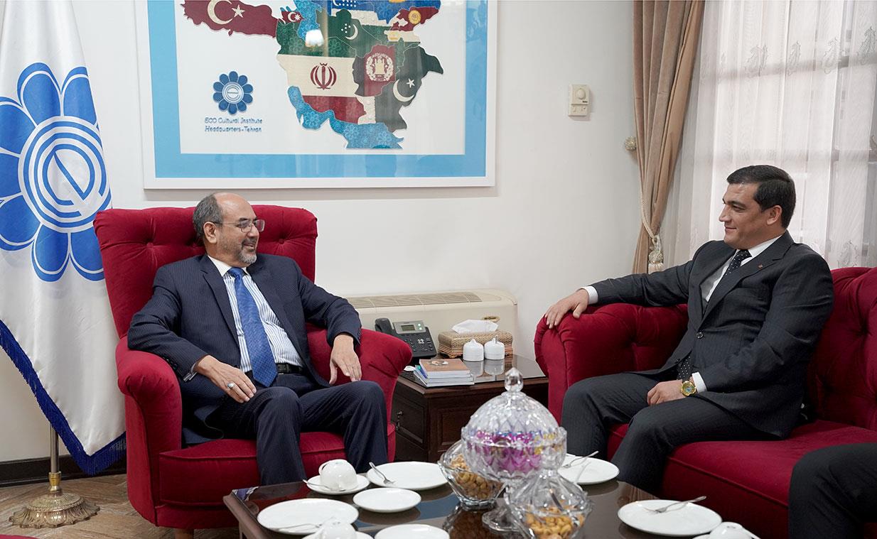 President of the ECO Cultural Institute Meets with the Ambassador of Turkmenistan