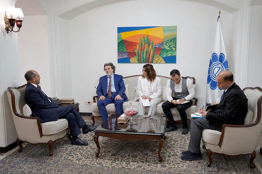 Ambassador of the Republic of Türkiye to Tehran Meets with the President of the ECO Cultural Institute