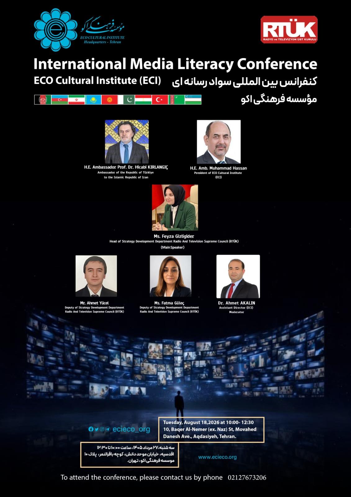 ECI to Host International Media Literacy Conference in Tehran
