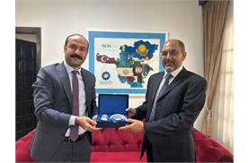 دیدار رئیس موسسه فرهنگی اکو با سرپرست مؤسسه یونس امره در تهران