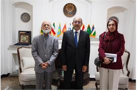 Meeting Between Dr. Sayed Asgar Mousavi and the President of the ECO Cultural Institute
