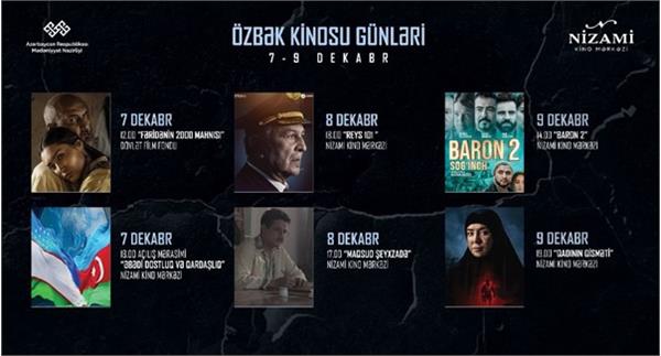روزهای سینمای ازبکستان در باکو آغاز می شود