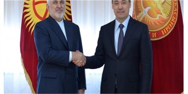 Kyrgyz President, Iranian FM Discuss Bilateral Cooperation