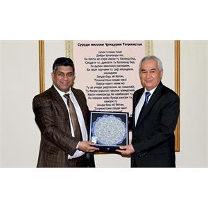 رئیس موسسه فرهنگی اکو در ملاقات با سفیر تاجیکستان بر ایجاد پیوندهای فرهنگی تاکید کرد