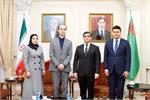 دیدار هیأت مؤسسه فرهنگی اکو با سفیر ترکمنستان با هدف تقویت همکاری‌های فرهنگی