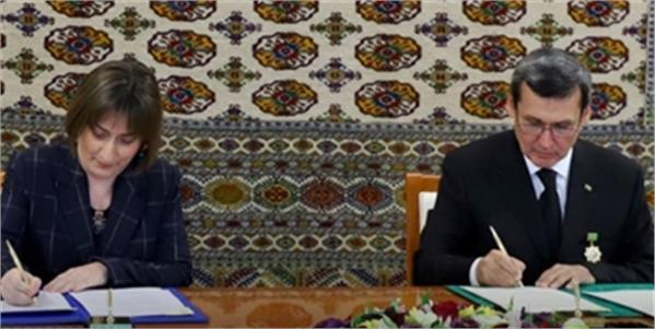 تفاهم‌نامه همکاری ترکمنستان و سازمان ملل