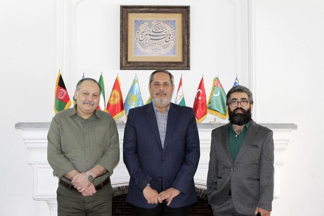 دیدار سرپرست موسسه فرهنگی اکو با مسئول اجرایی جشنواره بین المللی تئاتر کوتاه کیش