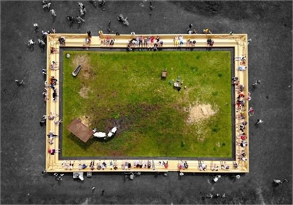 بازآفرینی نقاشی روستایی در قلب لندن