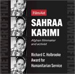 صحرا کریمی برنده‌ جایزه‌ی ریچارد هالبروک امریکا