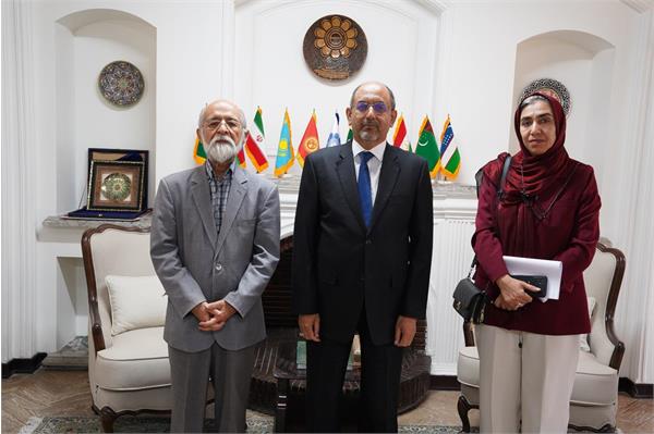 دیدار دکتر سید عسکر موسوی با رئیس مؤسسه فرهنگی اکو