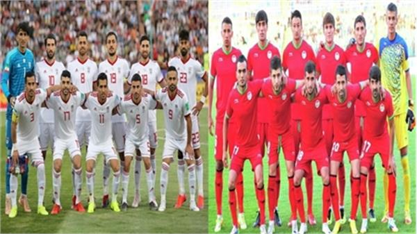 دیدار دوستانه تیم های ملی فوتبال ایران و تاجیکستان
