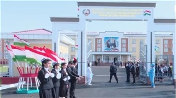 افتتاح مدرسه ساخت ازبکستان در ولایت سغد