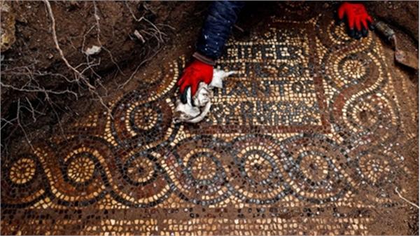 Monastery, 1500-Year-Old Mosaic Unearthed in Izmir, Turkey