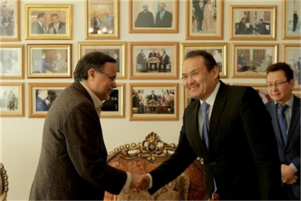 دیدار رئیس موسسه فرهنگی اکو با سفیر قزاقستان در ایران