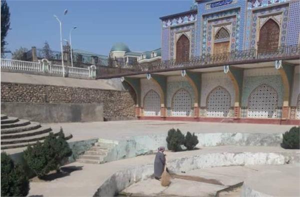 کار ساخت و ساز در موزه باستانی دنغره جمهوری تاجیکستان