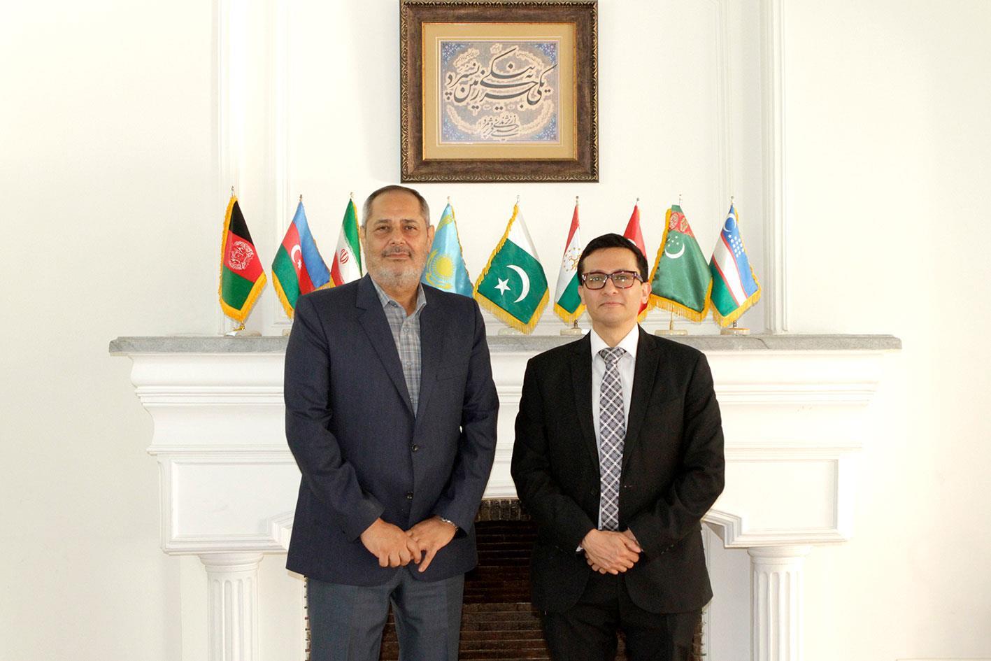 دیدار سرپرست موسسه فرهنگی اکو و رئیس دفتر نمایندگی سازمان بین المللی مهاجرت در ایران