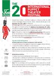20th International Puppet Theater Festival, Tehran –Mobarak