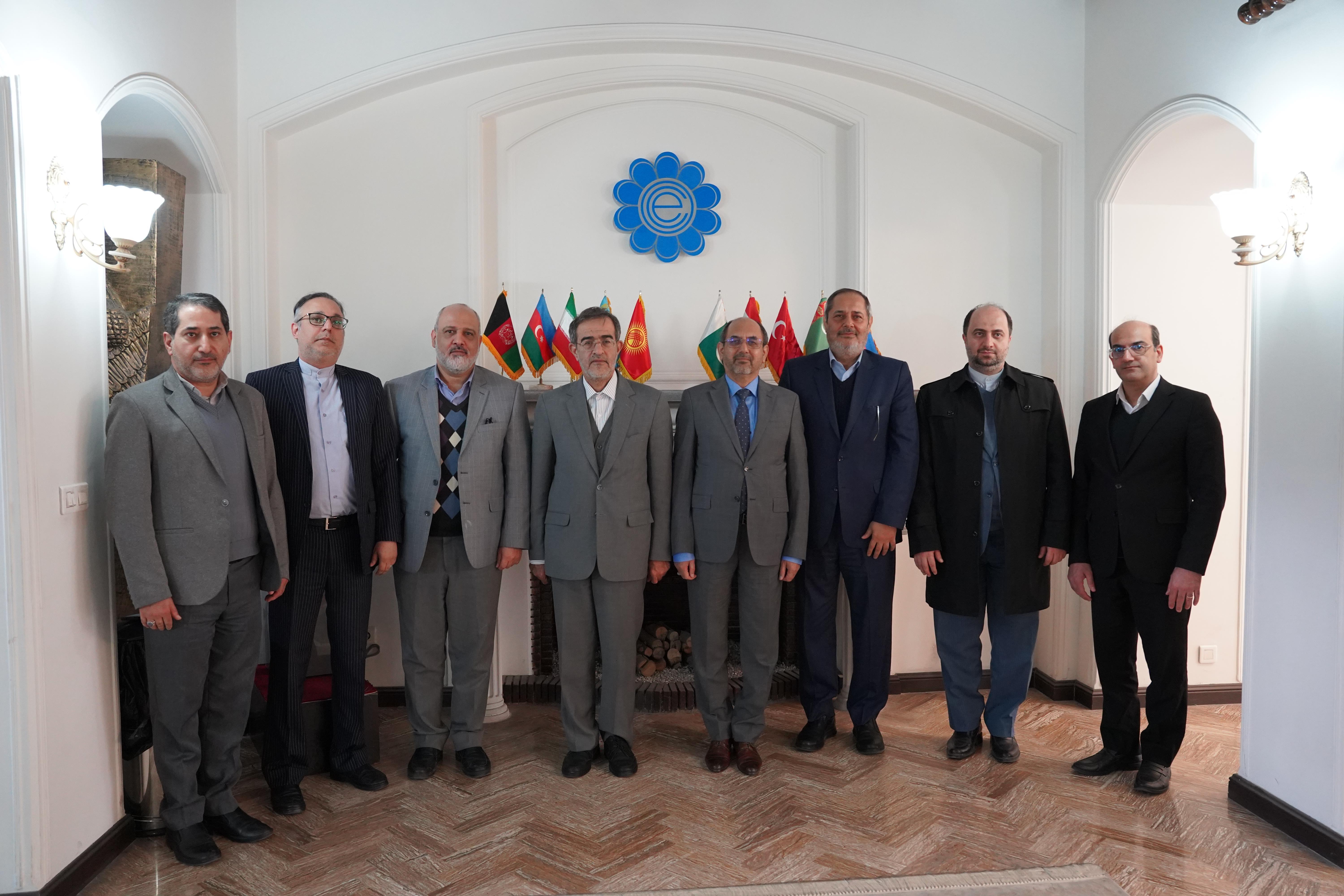 دیدار رئیس مؤسسه فرهنگی اکو با رئیس و مدیران ارشد جهاد دانشگاهی