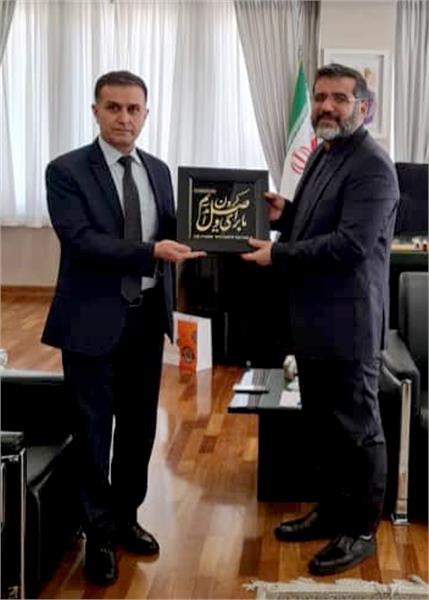دیدار وزیر فرهنگ و ارشاد اسلامی  و رئیس موسسه فرهنگی اکو