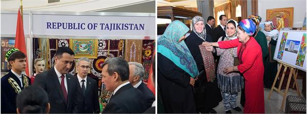 نمایشگاه بین‌المللی صنایع دستی تاجیکستان و ایران در عشق‌آباد