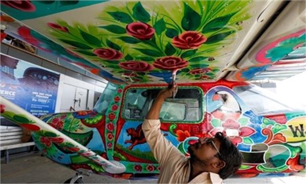 رسیدن هنر کامیون‌آرایی پاکستان به آسمان