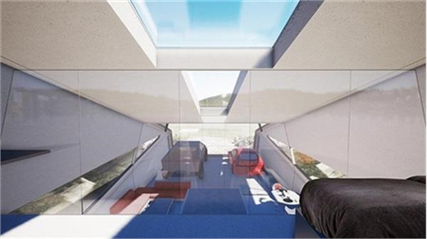 پناهگاهی برای cybertruck تسلا در گستره طبیعت