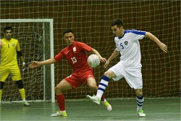 پیروزی تیم ملی فوتسال ازبکستان مقابل قرقیزستان
