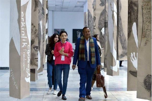 نهمین نمایشگاه بین المللی هنر های معاصر تاشکند افتتاح شد