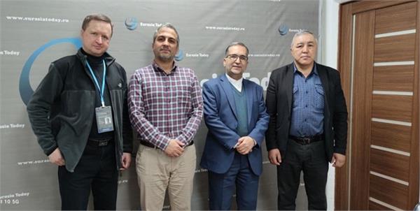 رایزن فرهنگی ایران در دفتر خبرگزاری فارس در بیشکک