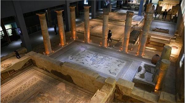 موزه معروف موزاییکی در منطقه زلزله زده ترکیه، بازگشایی می شود