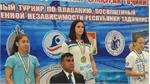 International swimming competitions in Tajikistan