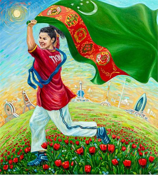 نمایشگاه اختصاص شده به روز قانون اساسی ترکمنستان