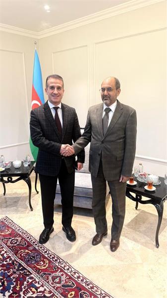 رئیس مؤسسه فرهنگی اکو با سفیر جمهوری آذربایجان دیدار کرد