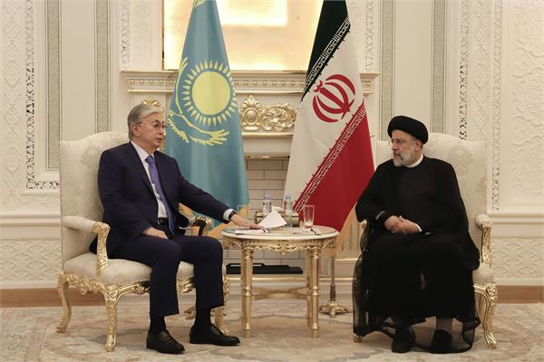 دیدار رئیس جمهور ایران و قزاقستان در دوشنبه