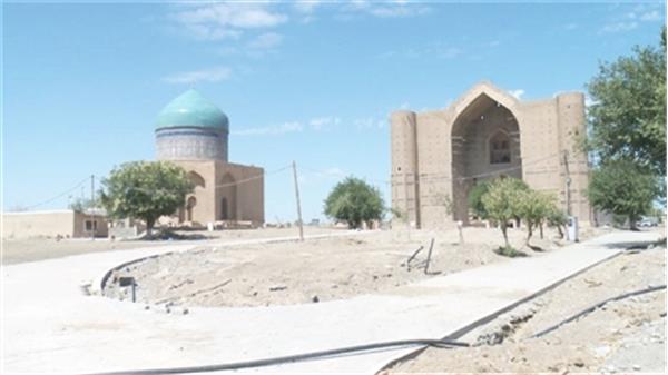 بازسازی مقبره تاریخی حضرت سلطان در ترکستان