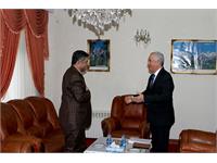 ECO Cultural Institute President Meets Tajik Ambassador