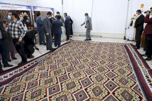 رونمایی از بزرگ‌ترین گلیم ایران در اردبیل