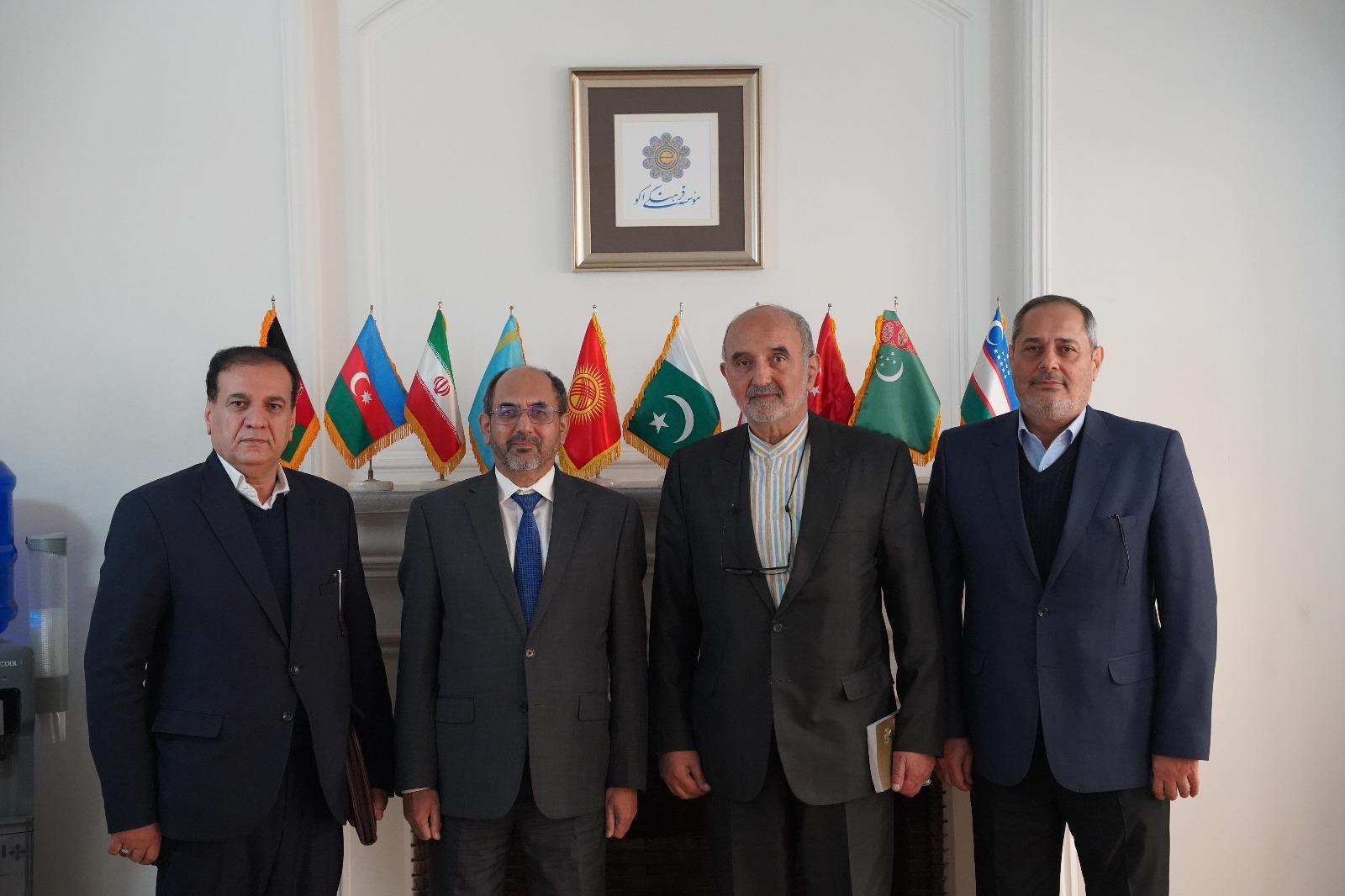 دیدار رئیس مؤسسه فرهنگی اکو با رئیس انجمن دوستی ایران و پاکستان